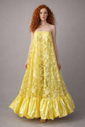 Golden Reverie Lace Gown