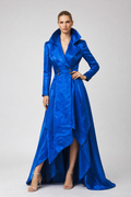 Royal Sapphire Sovereign Coat Gown