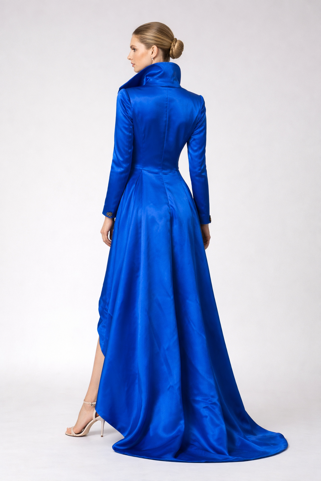 Royal Sapphire Sovereign Coat Gown