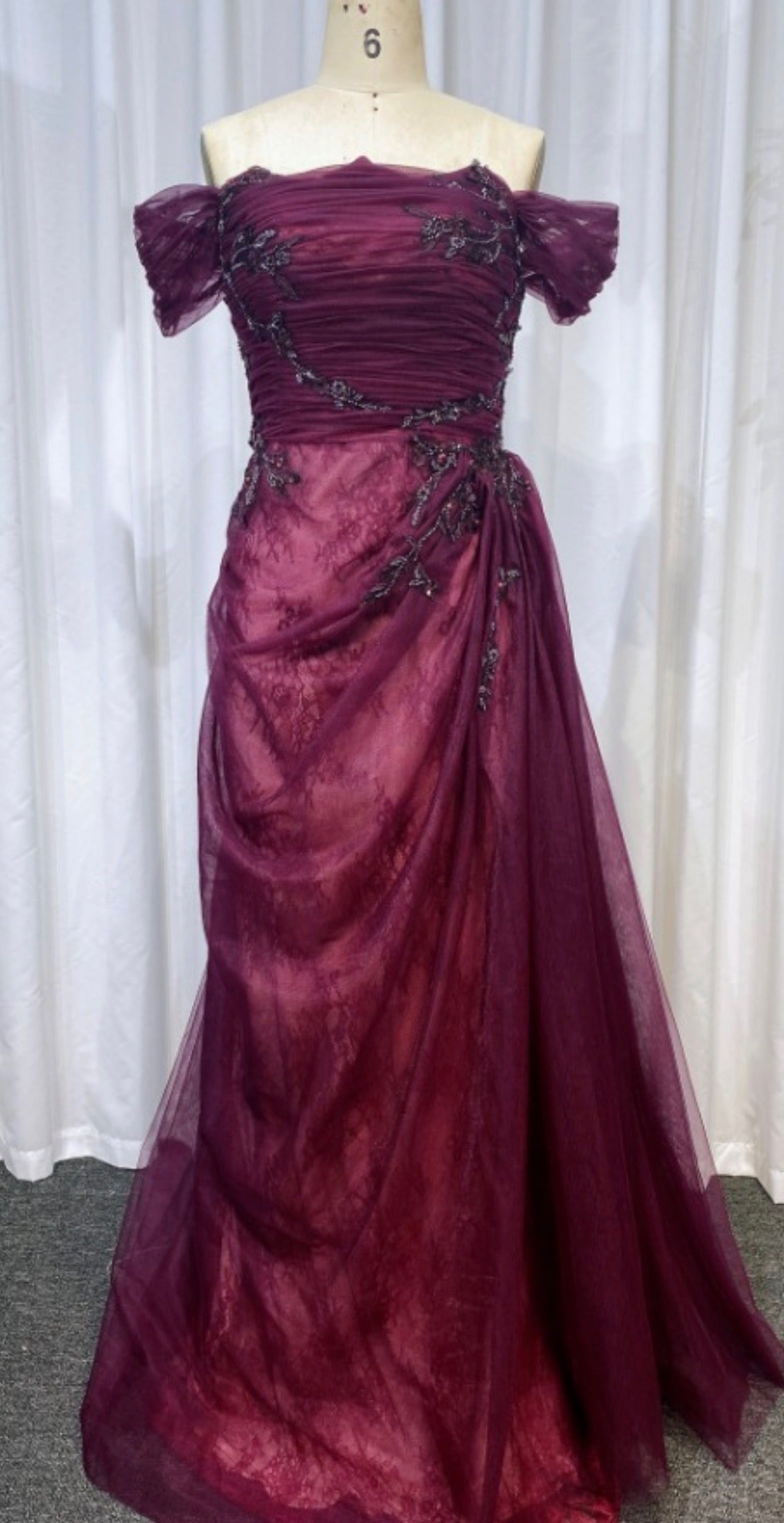 The Nocturne Rouge Gown