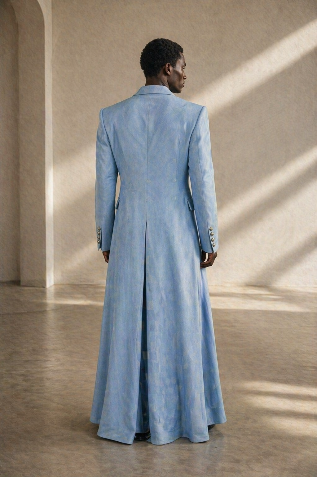 Azure Sovereign Longline Coat