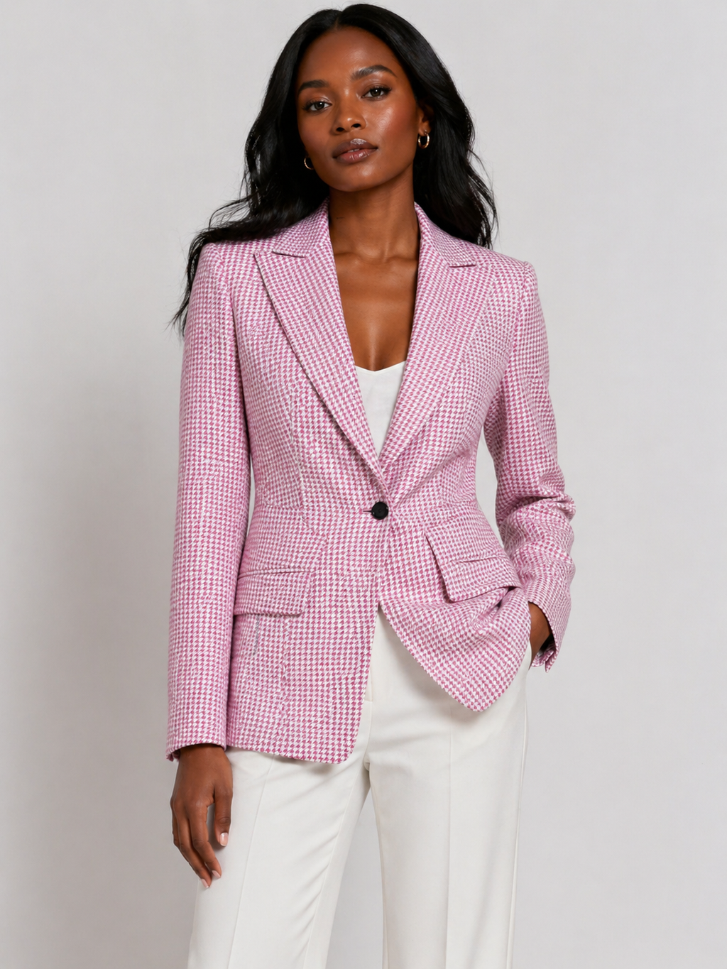 Rose Élan Tailored Blazer