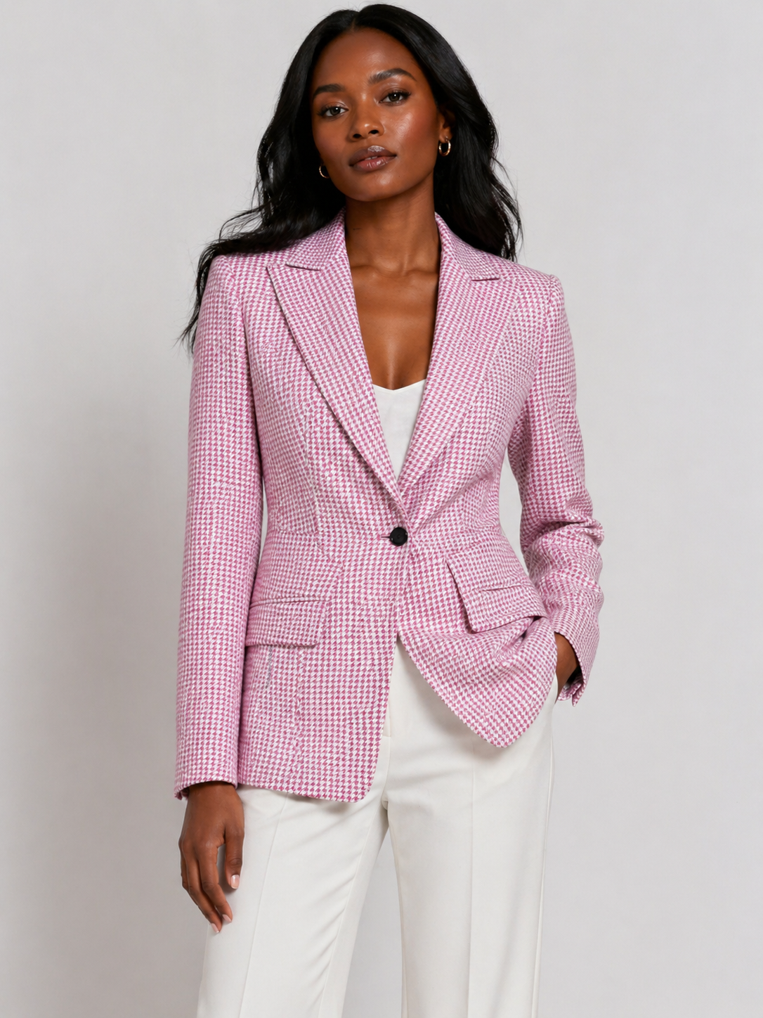 Rose Élan Tailored Blazer