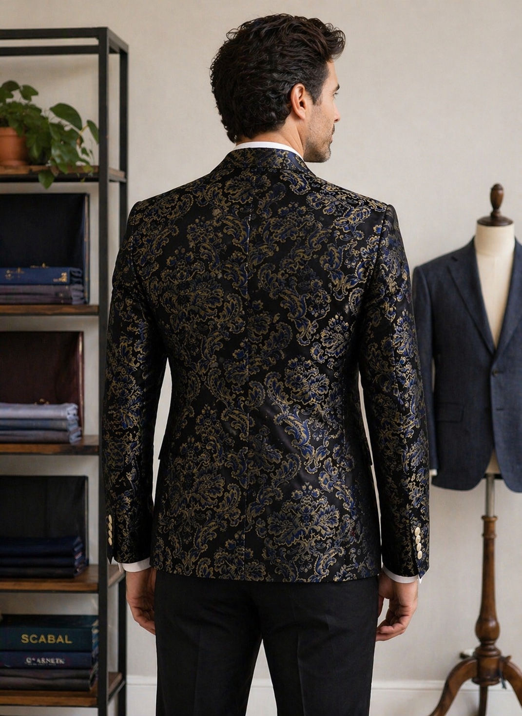 Midnight Baroque Signature Blazer