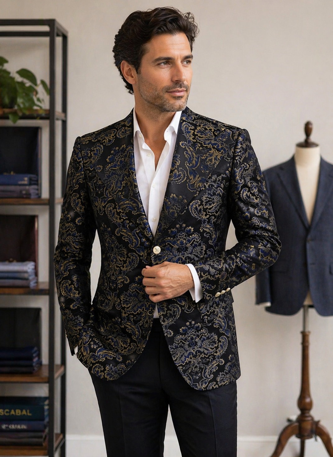 Midnight Baroque Signature Blazer